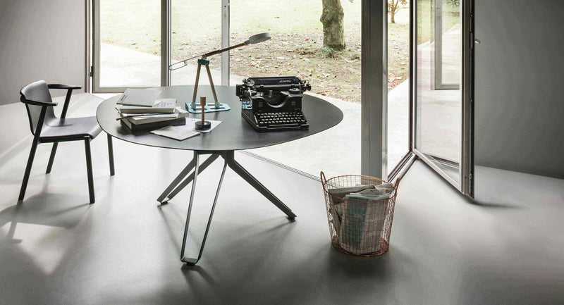 BAI LU Stolica s kožnom presvlakom