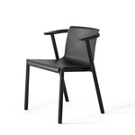 BAI LU Chair with leather upholstery - Upotpuni prostor