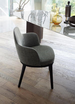 LUCYLLE Dining armchair in leather