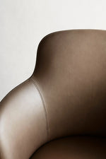 LUCYLLE Dining armchair in leather