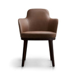 LUCYLLE Dining armchair in leather