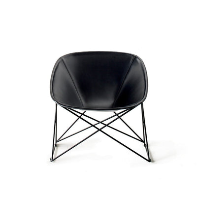 POPSI Armchair with shell-shaped seat