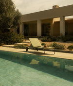 COCO Ležaljka za sunčanje grafit s užetom ecru