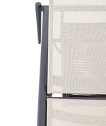 LUCE Aluminijska ležaljka s tkaninom od pijeska