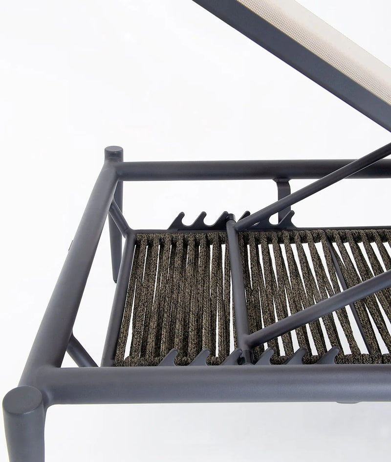 LUCE Aluminijska ležaljka s tkaninom od pijeska