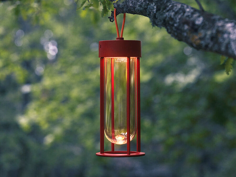 IN VITRO UNPLUGGED Portable lamp with a carrying handle