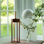 IN VITRO UNPLUGGED Portable lamp with a carrying handle