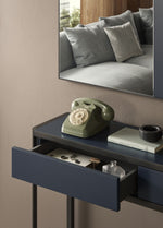 LINA Konzolni stol s ladicama i ogledalom/ručkama za vješalice