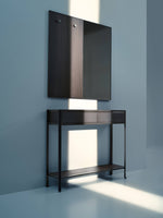 LINA Konzolni stol s ladicama i ogledalom/ručkama za vješalice