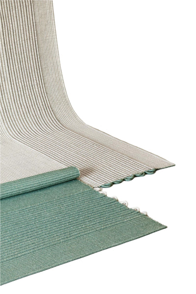 ESPIRAL Outdoor rectangular link rug