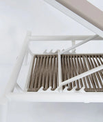 LUCE Aluminijska ležaljka s tkaninom od pijeska