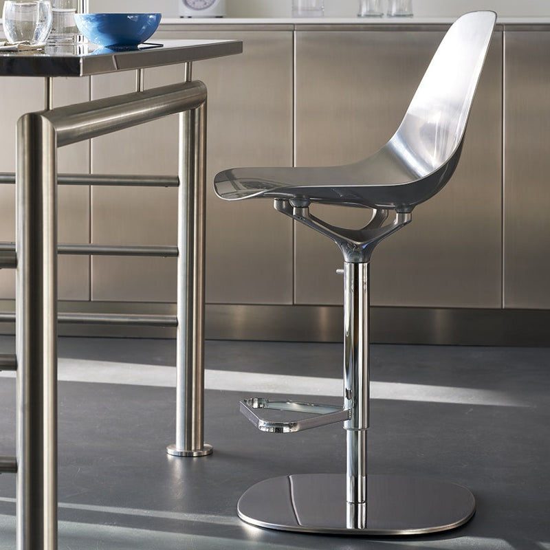 MAMMAMIA Barska stolica, aluminij sa zrcalnim završetkom