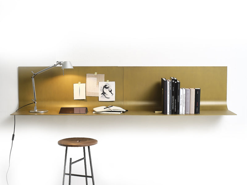 SFOGLIA Metalna zidna polica / Metalni zidni pisaći stol