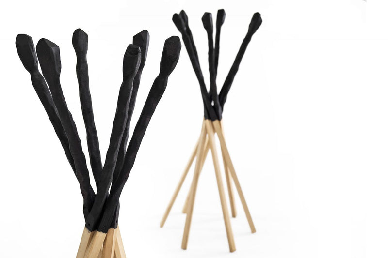 MATCH Stalak za odjeću od masivne bukve