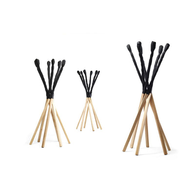 MATCH Clothes stand in solid beech