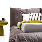 ALBA Tapecirani krevet sa skidivom navlakom, u kompletu s letvičastom bazom od bukovog drva