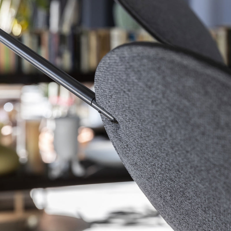 DIVA Suspension lamp with metal structure with adjustable disc holder arms