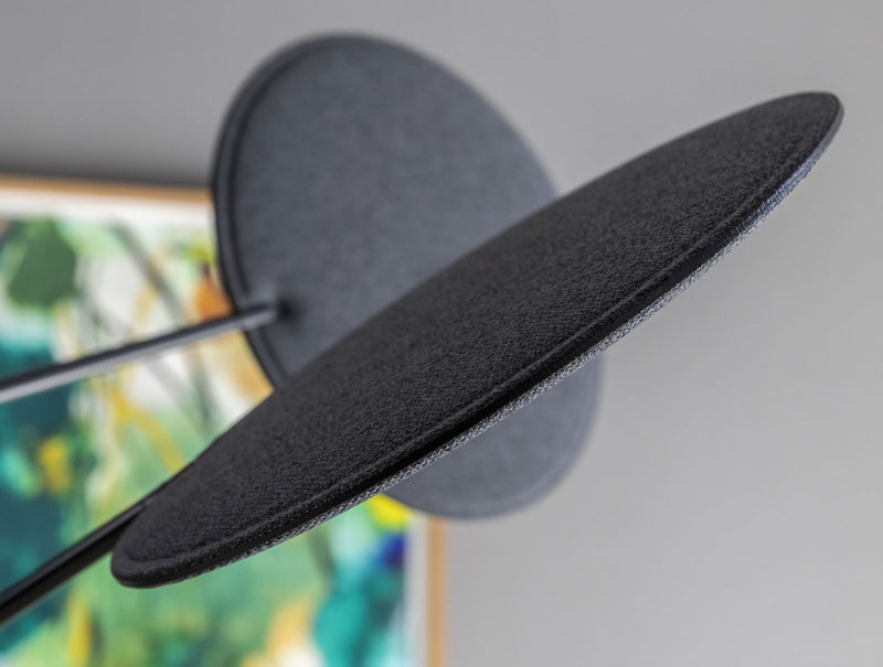 DIVA Suspension lamp with metal structure with adjustable disc holder arms