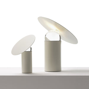 ERA Dimmable table lamp in metal with crystal sphere and adjustable lampshade