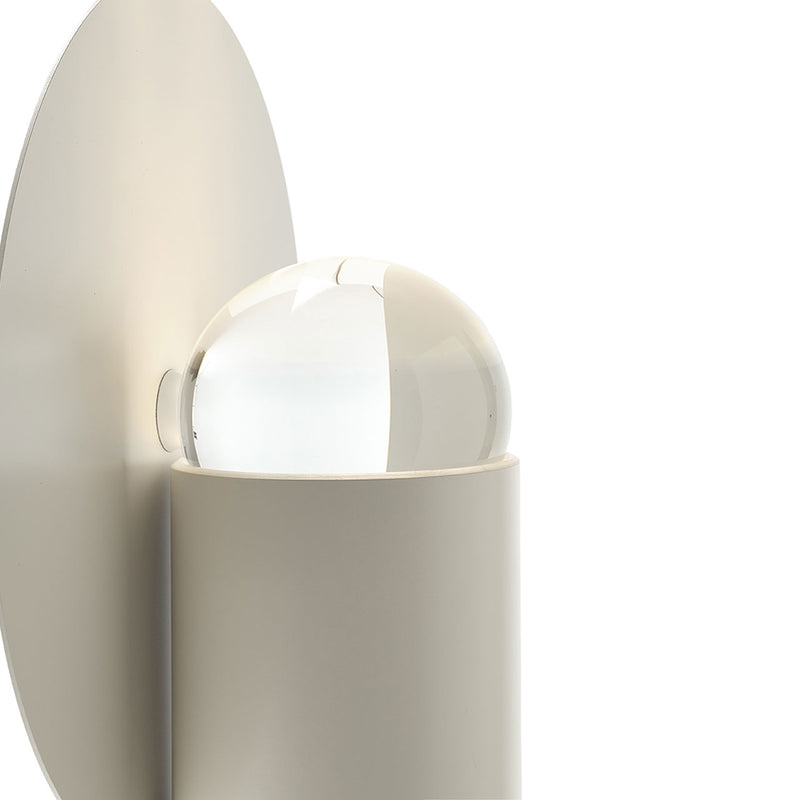 ERA Podesiva stolna svjetiljka s mogućnošću prigušivanja od metala s kristalnom sferom