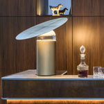 ERA Podesiva stolna svjetiljka s mogućnošću prigušivanja od metala s kristalnom sferom