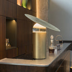 ERA Podesiva stolna svjetiljka s mogućnošću prigušivanja od metala s kristalnom sferom