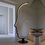 Vis a Vis Podna svjetiljka s prigušivom LED diodom i oblikovanom strukturom od drva