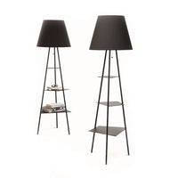 TRIBECA FLoor lamp with shelves