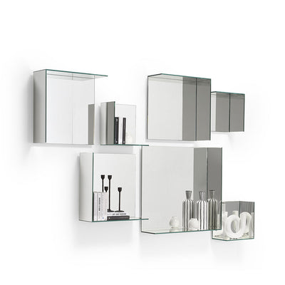 NARCISO Square mirror composed