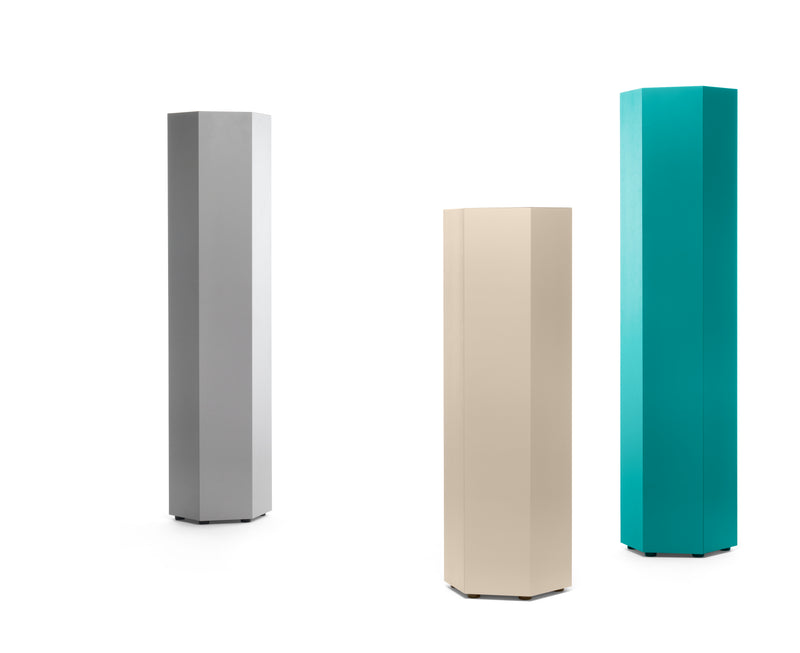 EXAGON Ormar od MDF-a s 1 vratima i unutarnjim staklenim policama