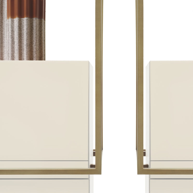 ZOOM TOWER Cabinet in MDF and metal frame