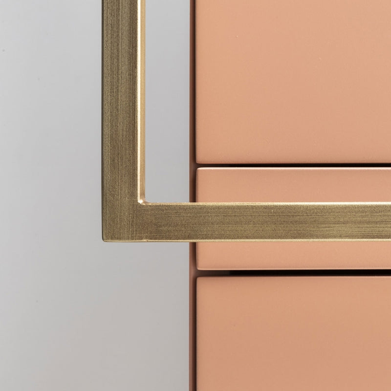 ZOOM TOWER Cabinet in MDF and metal frame