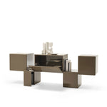 FRACTAL Komoda od MDF-a s 3 vrata i 2 ladice