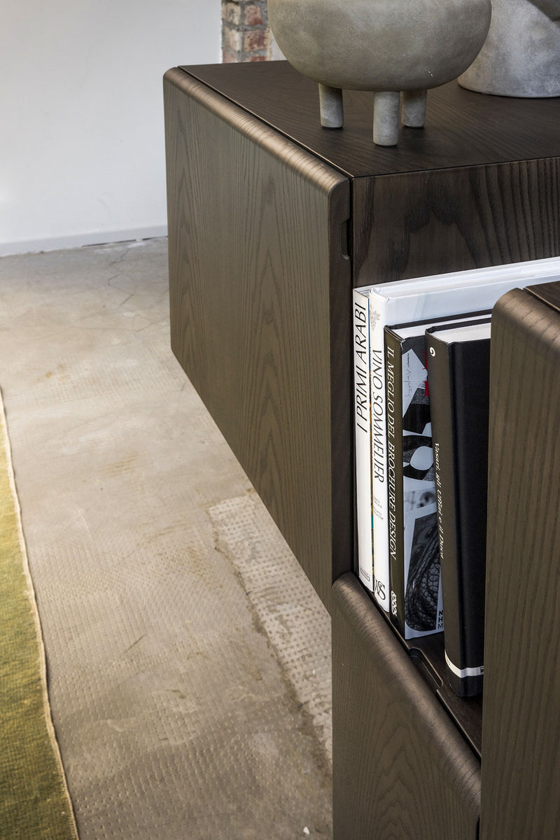 FRACTAL Komoda od MDF-a s 3 vrata i 2 ladice