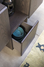 FRACTAL Komoda od MDF-a s 3 vrata i 2 ladice