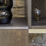 FRACTAL Komoda od MDF-a s 3 vrata i 2 ladice