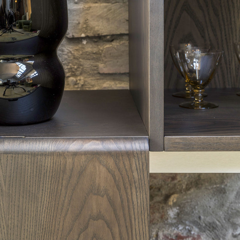 FRACTAL Komoda od MDF-a s 3 vrata i 2 ladice