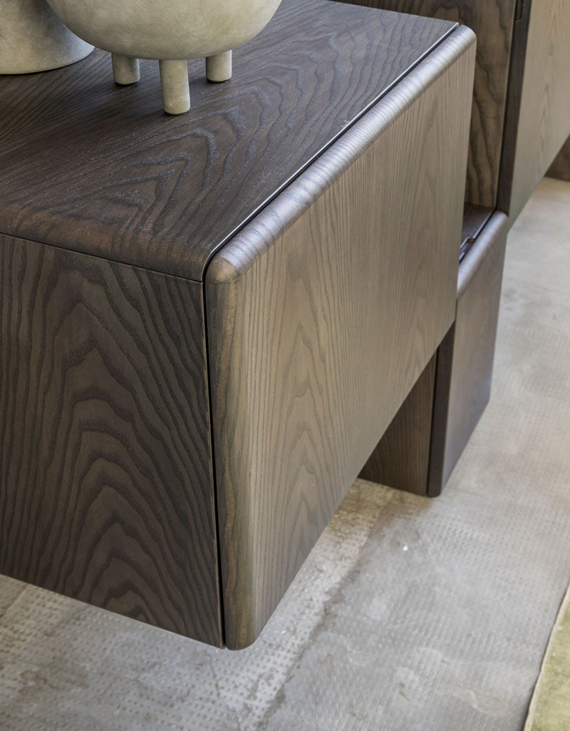 FRACTAL Komoda od MDF-a s 3 vrata i 2 ladice