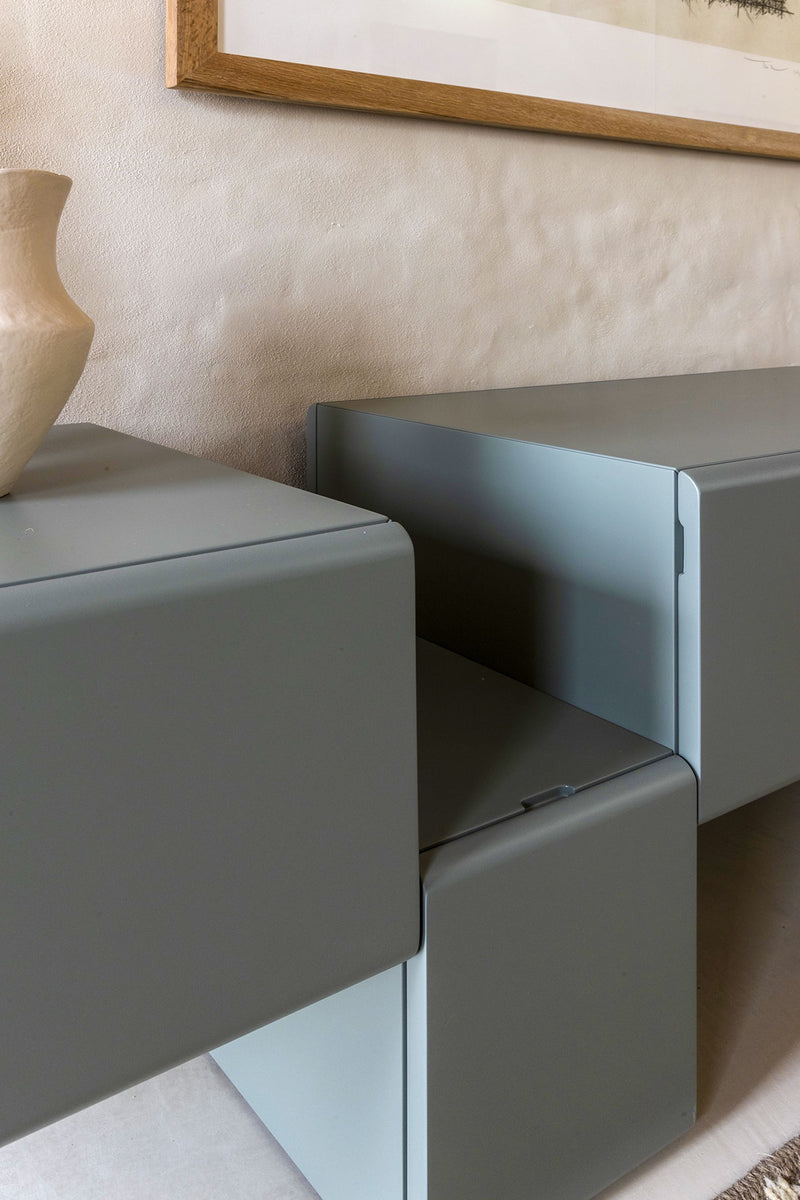 FRACTAL Komoda od MDF-a s 3 vrata i 2 ladice