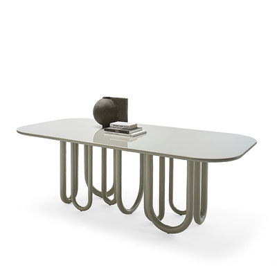 MEDUSA Dining table with metal base and MDF top
