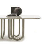 MEDUSA Dining table with metal base and MDF top