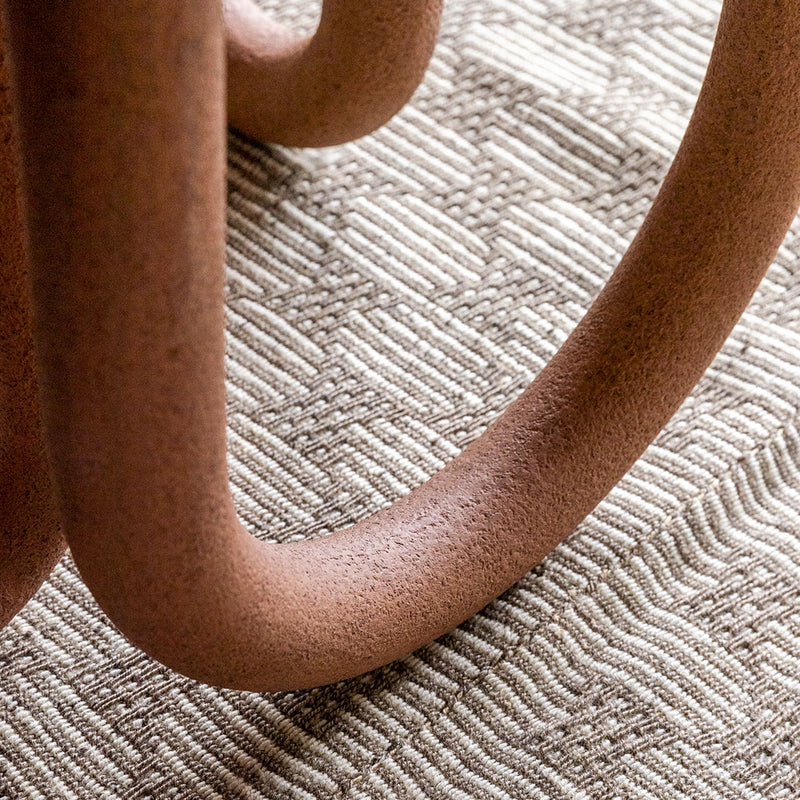 MEDUSA Dining table with metal base and MDF top