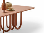 MEDUSA Dining table with metal base and MDF top