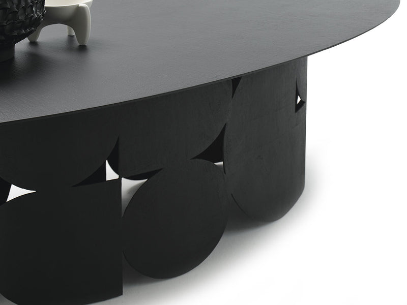 SHAPE Dining table with metal base and MDF top