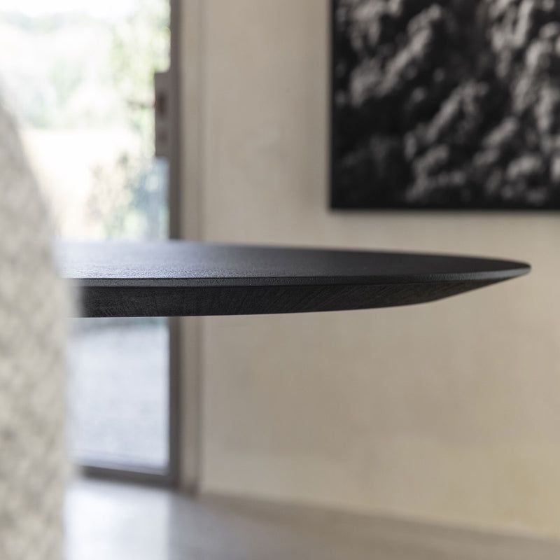 SHAPE Dining table with metal base and MDF top