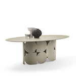 SHAPE Dining table with metal base and MDF top