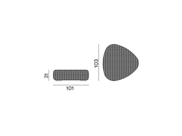 PANDA Stolić za kavu