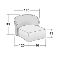 CELINE Armchair / Singe bad