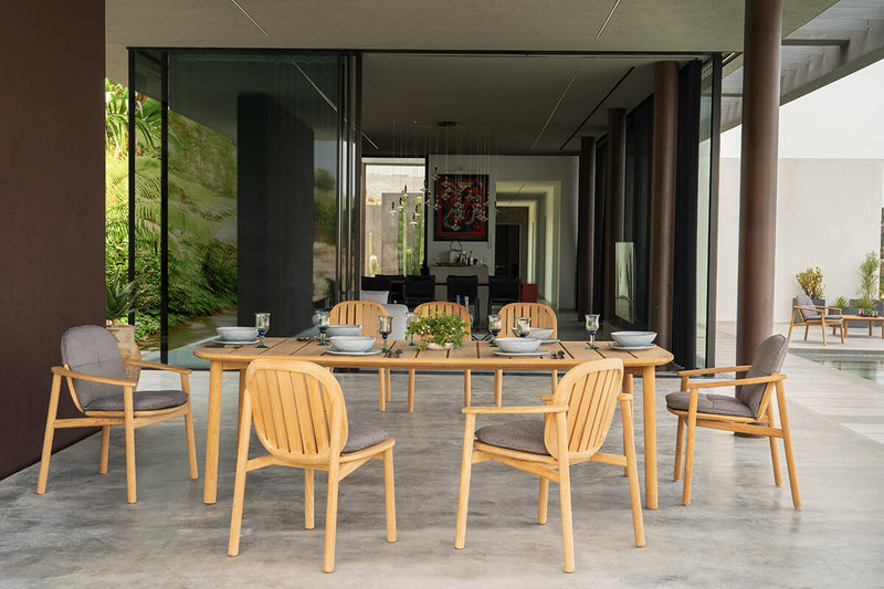 TWINS Vanjska ležaljka od tikovine