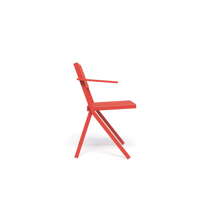 MIA Stolica s naslonom od čelika i aluminija